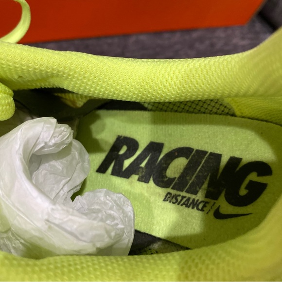 New Nike Zoom Rival D Yellow & Black Distance Track Spikes Unisex Shoes Size 12 - Picture 12 of 15